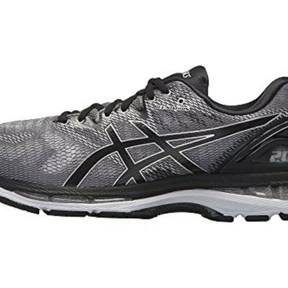 NEW ASICS GEL NIMBUS 20 Carbon Black Silver White Womens 10 US 42 EUR T750N - Picture 4 of 10